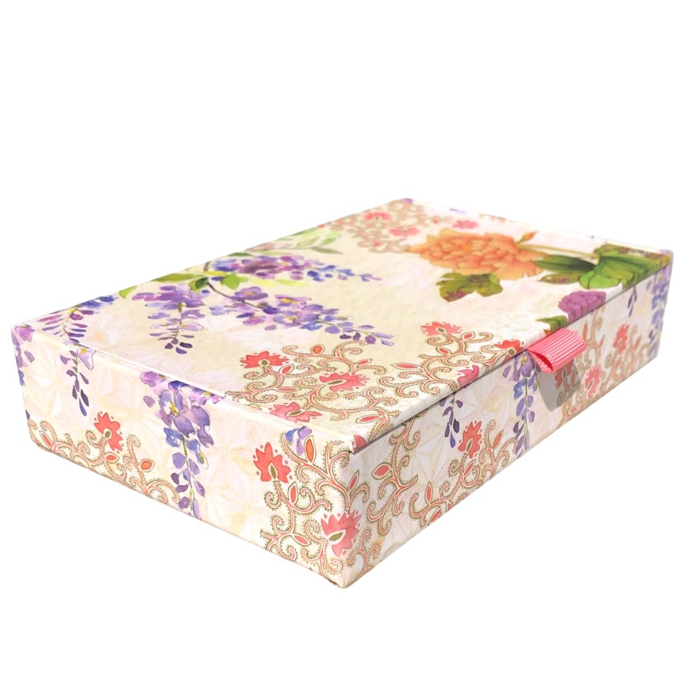 Punch Studio Asian Florals Decorative Cigar Nesting Box (66780), Small
